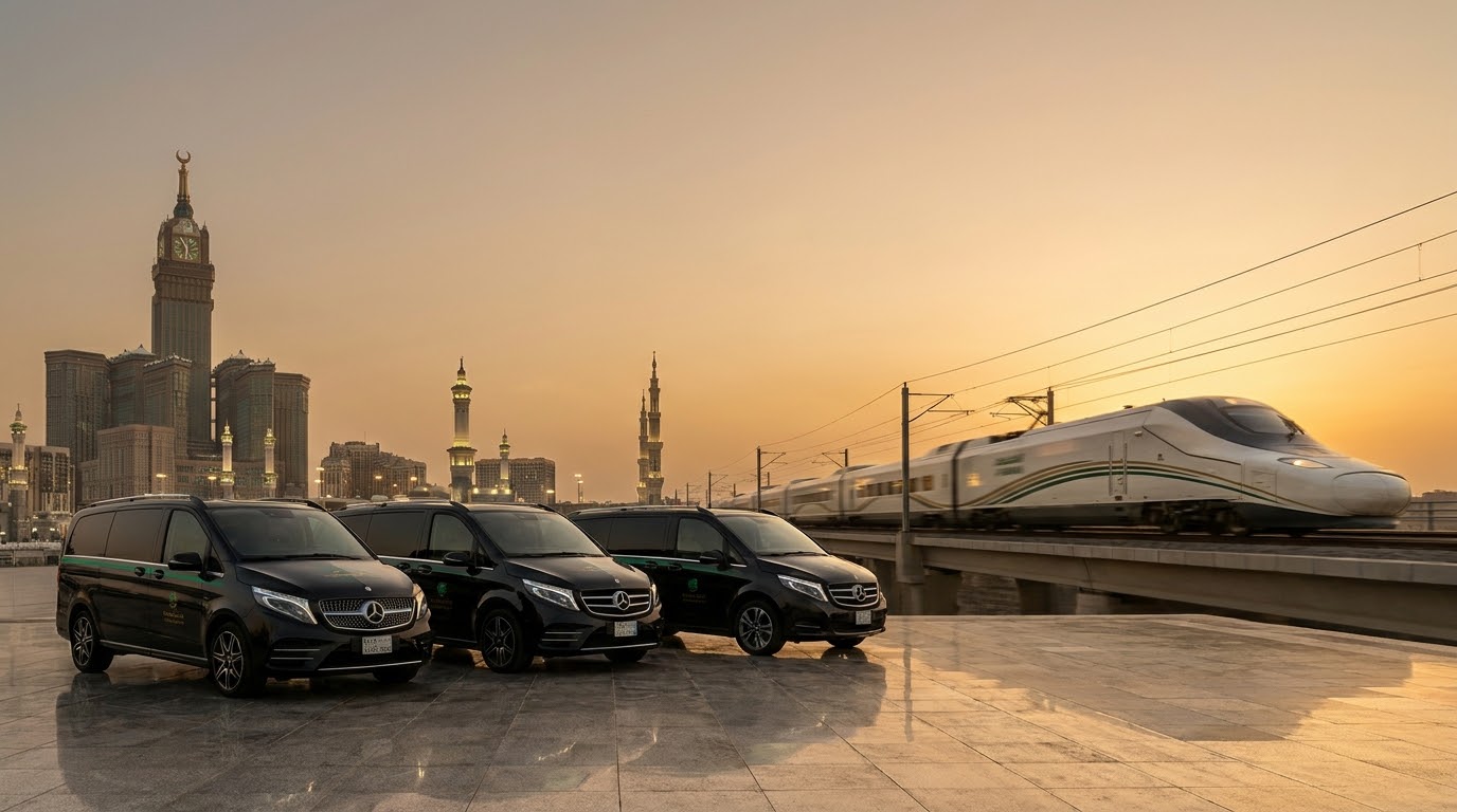 Haramain high-speed railway train in Saudi Arabia